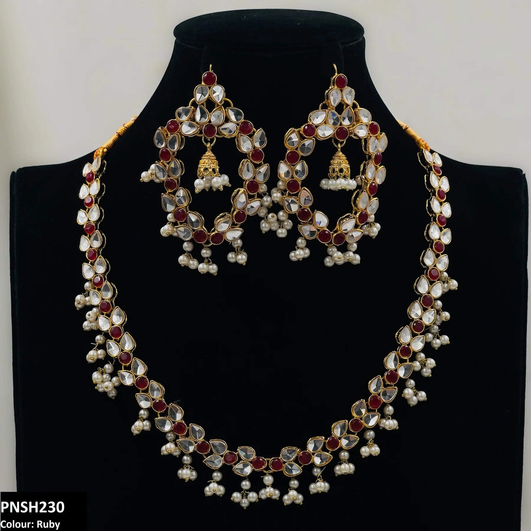 Tear Necklace Jewellery Set