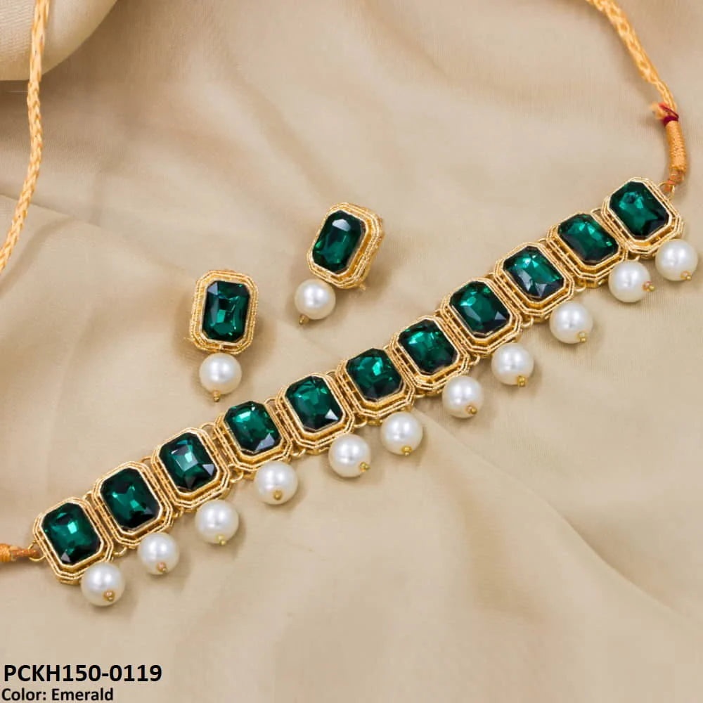 Collar Chokar Jewellery Set