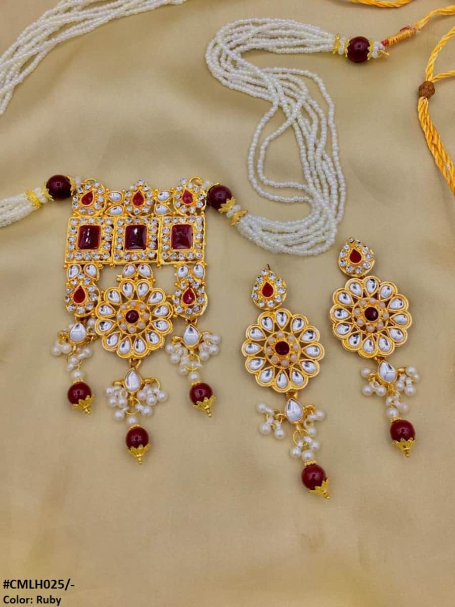 Flower Mala Jewellery Set